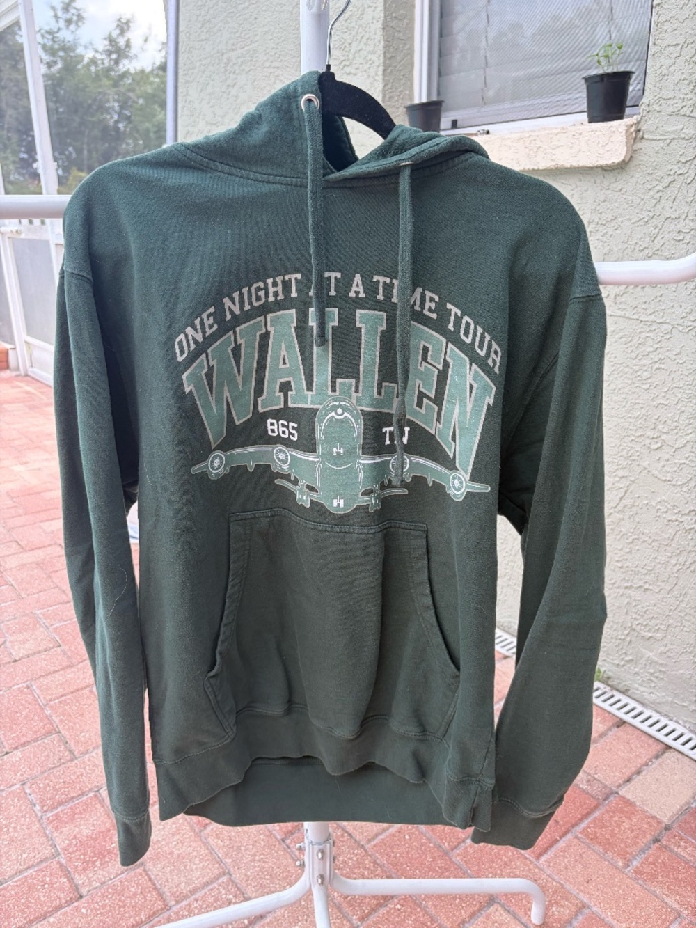 Morgan Wallen One Night At A Time World Concert Tour Hoodie Green